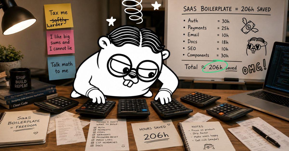 How a SaaS boilerplate saves you 200 hours (the realistic version)